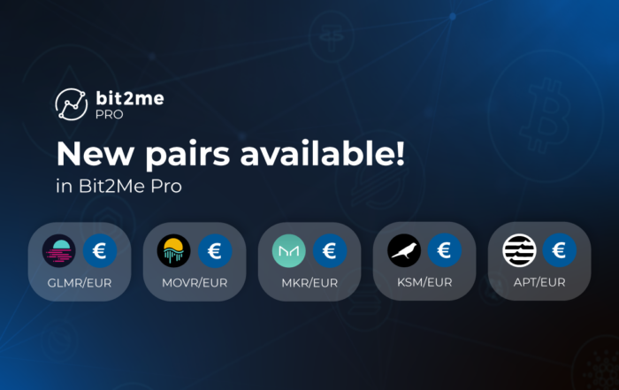 Bit2Me Pro new trading pairs listing