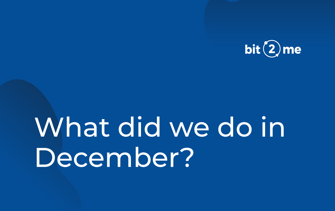 Thanks for being with us for another year! Here you have the news for the month of December 2022 in Bit2Me 🎆 🎇. 