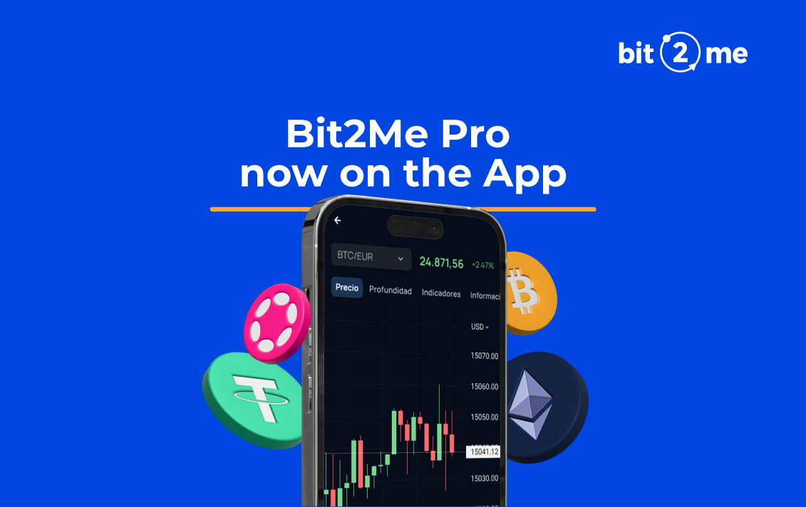 Bit2Me Pro now on the app