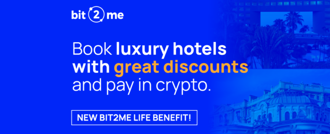 Bit2Me launches Bit2Me Travel: explore the world, book luxury hotels, and pay with crypto. Your crypto can now take you on vacation too.