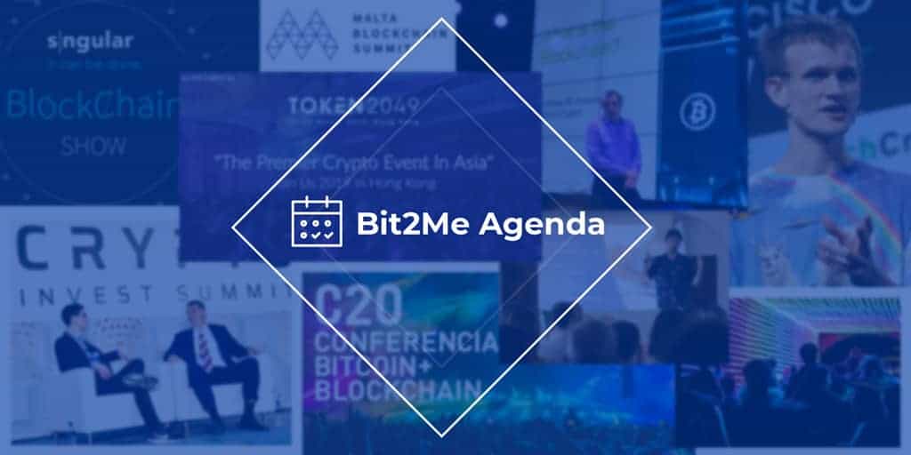 bit2me agenda, guia eventos blockchain