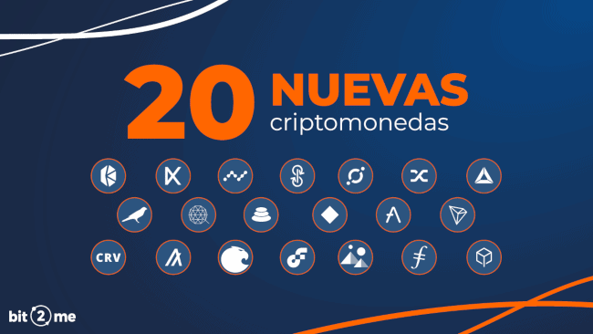 20 nuevas criptomonedas