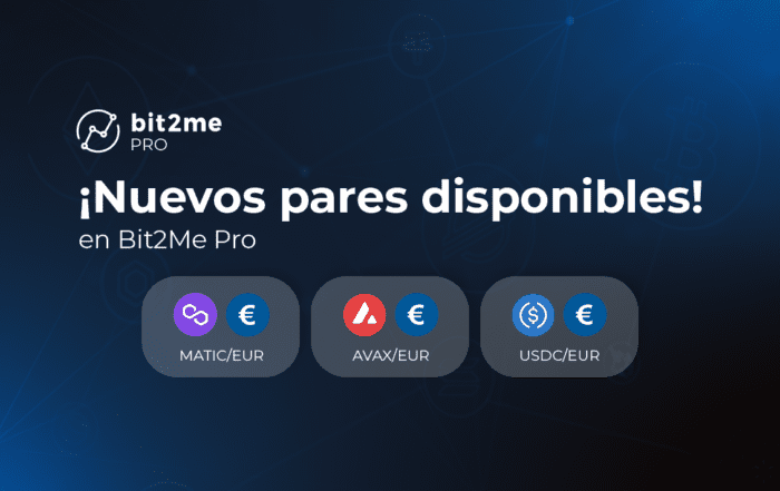 Nuevos pares en Bit2Me Pro portada