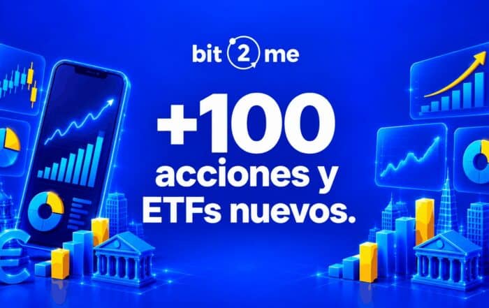 Novedades de Bit2Me Invest con acciones y ETFs de semiconductores, aerolíneas y energía