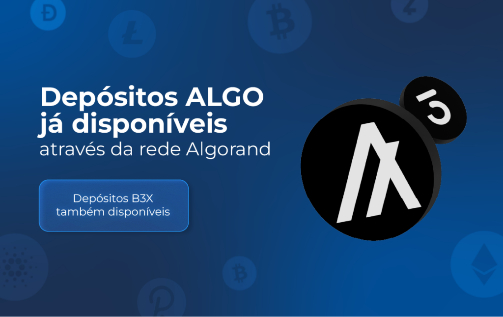 anunciamos a integração da blockchain Algorand (ALGO) para a Bit2Me Wallet, uma blockchain de alto nível