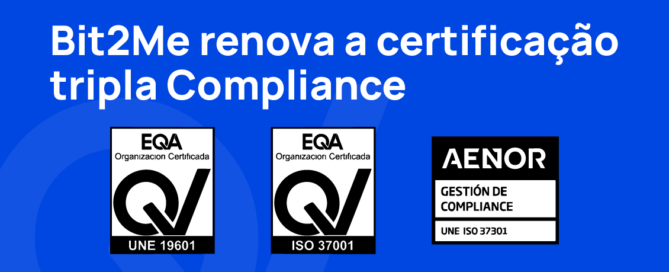 A Bit2Me renovou sua tripla certificação de conformidade em 2025, o que reforça nosso compromisso com a regulamentação e a segurança.